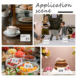 12шт 6-х стилевая акриловая настольная рамка для карточек&nbsp;AJEW-PH0003-69