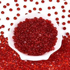 Стеклянные бусины прозрачных цветов&nbsp;SEED-N007-39A-05