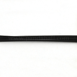 Tiger Schwanz Draht, nylonbeschichtetes 201 Edelstahl, Schwarz, 0.45 mm, ca. 5905.51 Fuß (1800m)/1000g