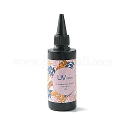 UV-Kleber und Flaschen, Flaschen zusammendrücken, mit Topcap, selbstklebende Etiketten aus Kunststoff, für Paket, Rechteck, rosa, 4.2x10.7 cm, Abdeckung: 4.5 cm, Kapazität: 100 ml (3.38 fl. oz)