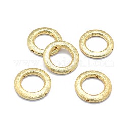 Messing Perle Rahmen, langlebig plattiert, Ring, golden, 24x3.5 mm, Loch: 1.5 mm, Innendurchmesser: 14.5 mm