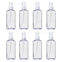 200 ml nachfüllbare Plastiksprühflaschen für Haustiere, leere Pumpflaschen für Flüssigkeit, Transparent, 5.3x15.7 cm, Kapazität: 200 ml (6.76 fl. oz)