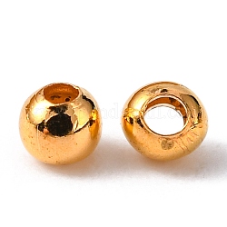 Perles séparateurs en fer, sans cadmium et sans plomb, or, 2.5x2mm, Trou: 1.2mm, environ 2950 pcs/50 g