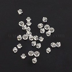 Austrian Crystal Beads, 5301 3mm, Bicone, Crystal, Size: about 3mm long, 3mm wide, Hole: 0.8mm