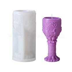 Moldes de silicona para velas diy de copa sagrada 3d, para hacer velas perfumadas, ciervo, 16.5x8 cm, diámetro interior: 5.5 cm