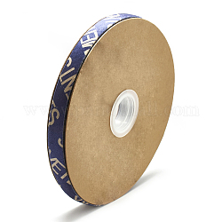 Nylonband, personalisiertes Band, mit Wort, mittelblau, 5/8 Zoll (15 mm), etwa 40 yards / Rolle (36.5 m / Rolle)