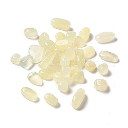 Nouvelles perles de jade naturelles, pas de trous / non percés, pépites, 14~21x8.5~15x3~10mm, environ 240 pcs/500 g
