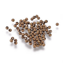 Perles séparateurs en fer, sans nickel, bronze antique, 2.5x2mm, Trou: 1.2mm