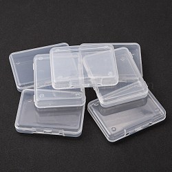 Unicraftale Transparent Plastic Bead Containers, Cuboid, Clear, 6.8x5.2x1.1cm