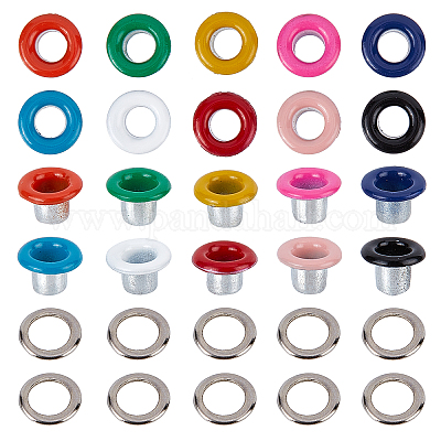 Wholesale GORGECRAFT 200 Sets 10 Colors Eyelets and Grommets 3MM Hole Self  Backing Eyelet Mini Crop A Dile Eyelets with Washers for Paper Crafting  Bead Cores Clothes Leather Canvas 
