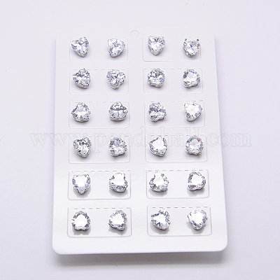 Кубического циркония уха шпильки STAS-E051-1A-1