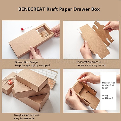 Scatola di piegare la carta kraft&nbsp;CON-BC0004-31A-A-1