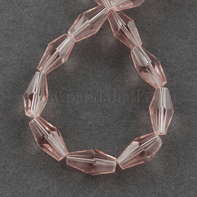 Стеклянные бусины GLAA-R026-8x4mm-M-1