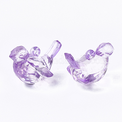 Прозрачные акриловые подвески&nbsp;TACR-S133-028-1