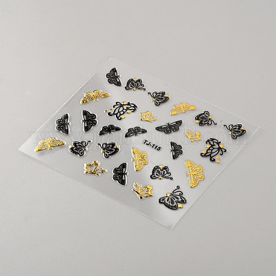 Пластиковые наклейки ногтей&nbsp;MRMJ-WH20004-19E-1