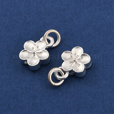 Изящные серебряные подвески с соединительными кольцами STER-P069-01B-S-1