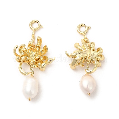 Gold Charms with Spring Clasp