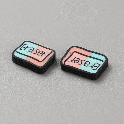 Кабошоны из полимерной глины школьной тематики ручной работы CLAY-WH20002-02A-1