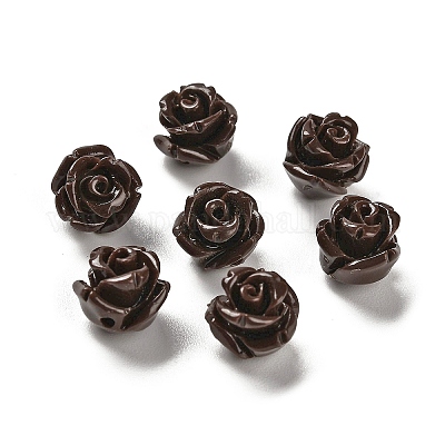 Резные бусины из синтетического коралла&nbsp;CORA-H003-01B-19-1