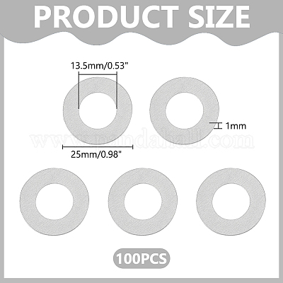 100 шт. алюминиевые соединительные кольца&nbsp;FIND-WR0001-50-1