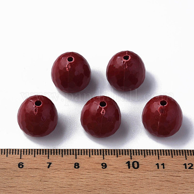 Непрозрачные акриловые бусины&nbsp;MACR-S373-10A-A01-1