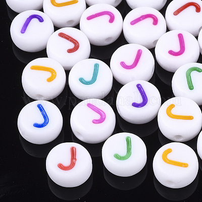 Perles acryliques initiales&nbsp;X-OACR-E001-20J-1
