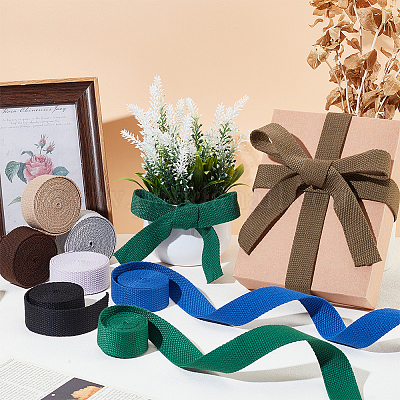 16 ярд 8-х цветных плоских поликоттоновых лент&nbsp;OCOR-PH0002-50A-1