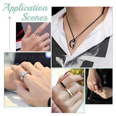 1 шт. рифленые оправы для колец из вольфрамовой стали&nbsp;RJEW-UN0002-93B-1