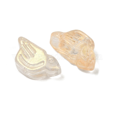 Прозрачные стеклянные бусины DGLA-E004-13J-1