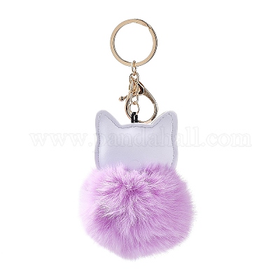Süßer Katzen-Schlüsselanhänger aus Plüsch für Taschen und Geldbörsen&nbsp;ST8800708-1