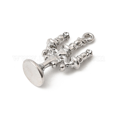 Подвески из сплава и страза&nbsp;FIND-B060-04P-1