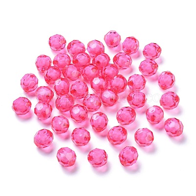 Perline acrilico trasparente&nbsp;TACR-S113-20mm-18-1