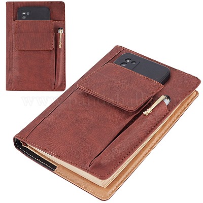 Buchumschlag aus PU-Leder&nbsp;AJEW-WH20010-24E-1