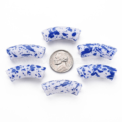 Непрозрачные акриловые бусины MACR-S372-001F-B05-1