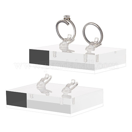 Подставки для прозрачных акриловых и пластиковых колец ODIS-WH0061-63-1