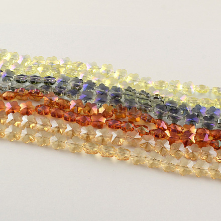 Electroplate Glass Beads EGLA-R093-M-1