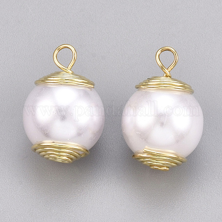 Pendenti di perle imitazione plastica abs KK-S348-176-1