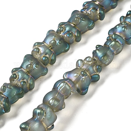 FilI di perline in vetro placcato EGLA-Q127-A02-01G-1
