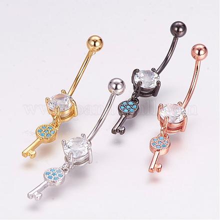 Piercing Jewelry ZIRC-J017-08-1