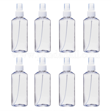 200mlの詰め替え可能なペットプラスチックスプレーボトル  液体用の空のポンプボトル  透明  5.3x15.7cm  容量：200ml（6.76液量オンス） X-TOOL-Q024-02C-01-1