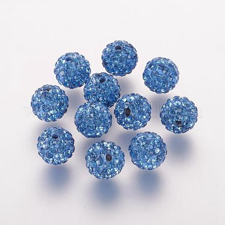Perles de strass en argile polymère RB-K050-10mm-C23-1