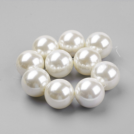 Chapelets de perles de coquille BSHE-K010-02A-1