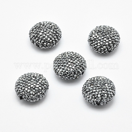 Abalorios de Diamante de imitación de arcilla polímero RB-P016-17-20mm-A-1