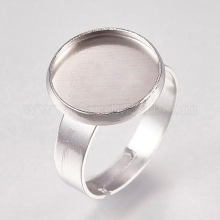304 impostazioni dell'anello del rilievo in acciaio inox STAS-G173-19P-12mm-1