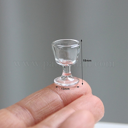 Tasses en verre ornements miniatures MIMO-PW0001-149I-1