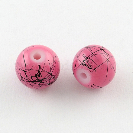 Perles en verre d'effilage GLAD-S074-4mm-B73-1
