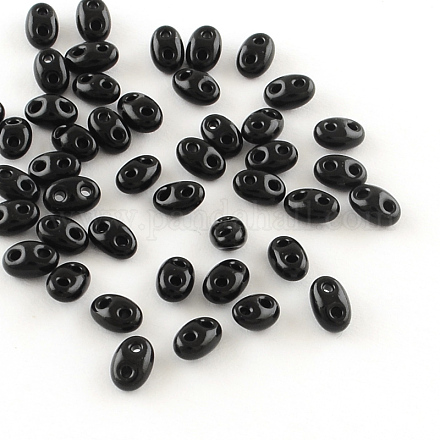 2-Hole Seed Beads X-GLAA-R159-23980-1