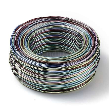 Fil artisanal rond en aluminium à 5 segment de couleurs AW-E002-2mm-B01-1