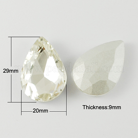 Diamante de imitación de la punta de cristal RGLA-Q004-18-1