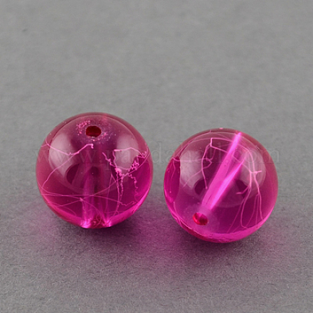 Drawbench Transparent Glass Beads Strands GLAD-Q012-16mm-19-1